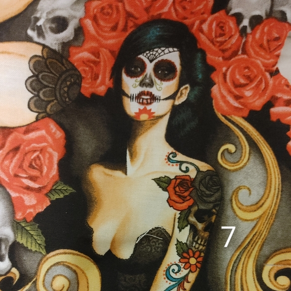 SOLD OUT 3 for $21 Day of the dead Face Mask - Picture 10 of 10